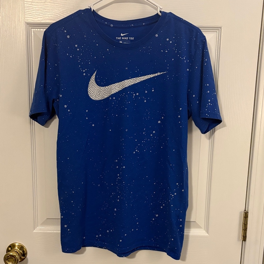 Nike Royal Blue Tee with White Swoosh